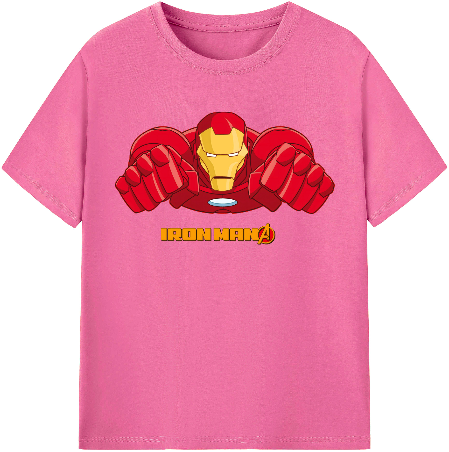 （画像用） アベンジャーズ The Avengers レディースカジュアルプリントTシャツ（綿100％）